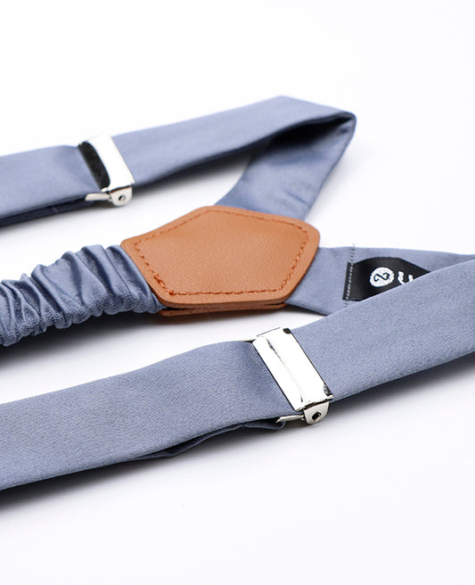 Bretelles Homme Gris en Polyester «Ernest»