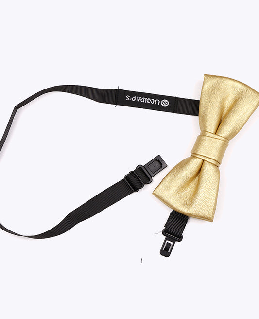 Goldene Fliege für Herren aus „Achille“-Leder