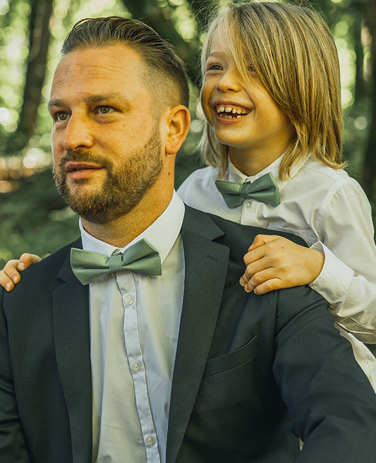 Grüne Fliegen Nr. 1 Vater und Sohn Polyester „Lucien“