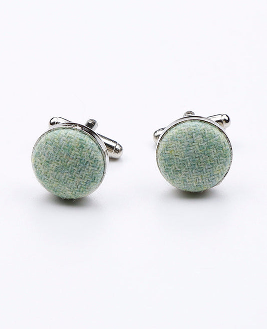 Boutons de Manchette Vert n°1 en Laine | Claude - Unipap's
