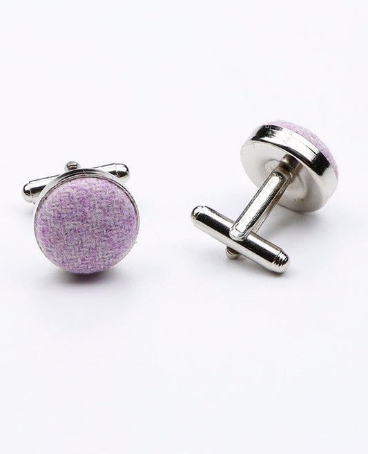 Boutons de Manchette Violet en Laine | Claude - Unipap's