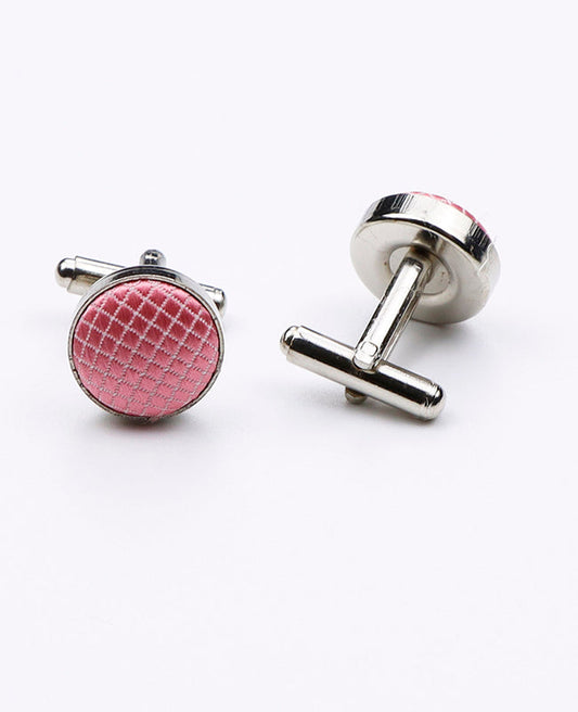 Boutons de Manchette Rose n°1 en Polyester | Martin - Unipap's