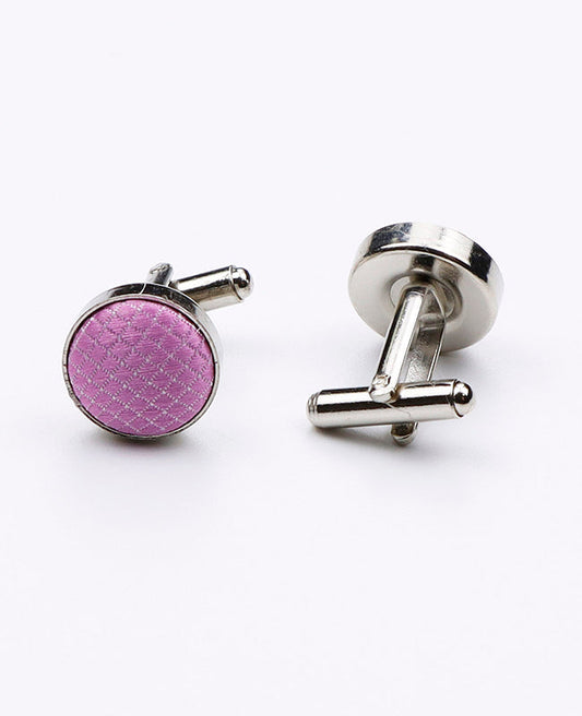 Boutons de Manchette Violet n°3 en Polyester | Martin - Unipap's