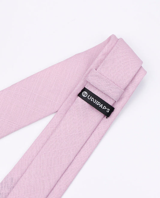 Cravate Rose n°4 Homme en Coton | Edgard | Unipap's