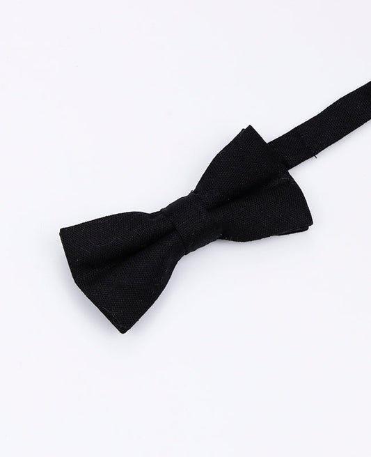 Noeud Papillon Noir Enfant en Lin | Basile - Unipap's
