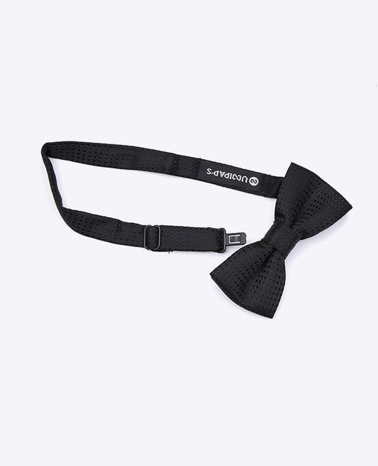 Noeud Papillon Noir n°1 à Pois Enfant en Polyester | Louis - Unipap's