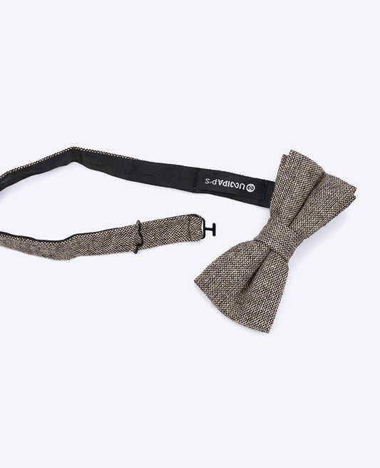 Noeud Papillon Gris n°2 Homme en Laine | Claude - Unipap's