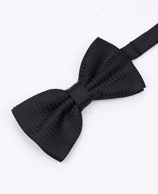 Noeud Papillon Noir n°1 à Pois Homme en Polyester | Louis - Unipap's