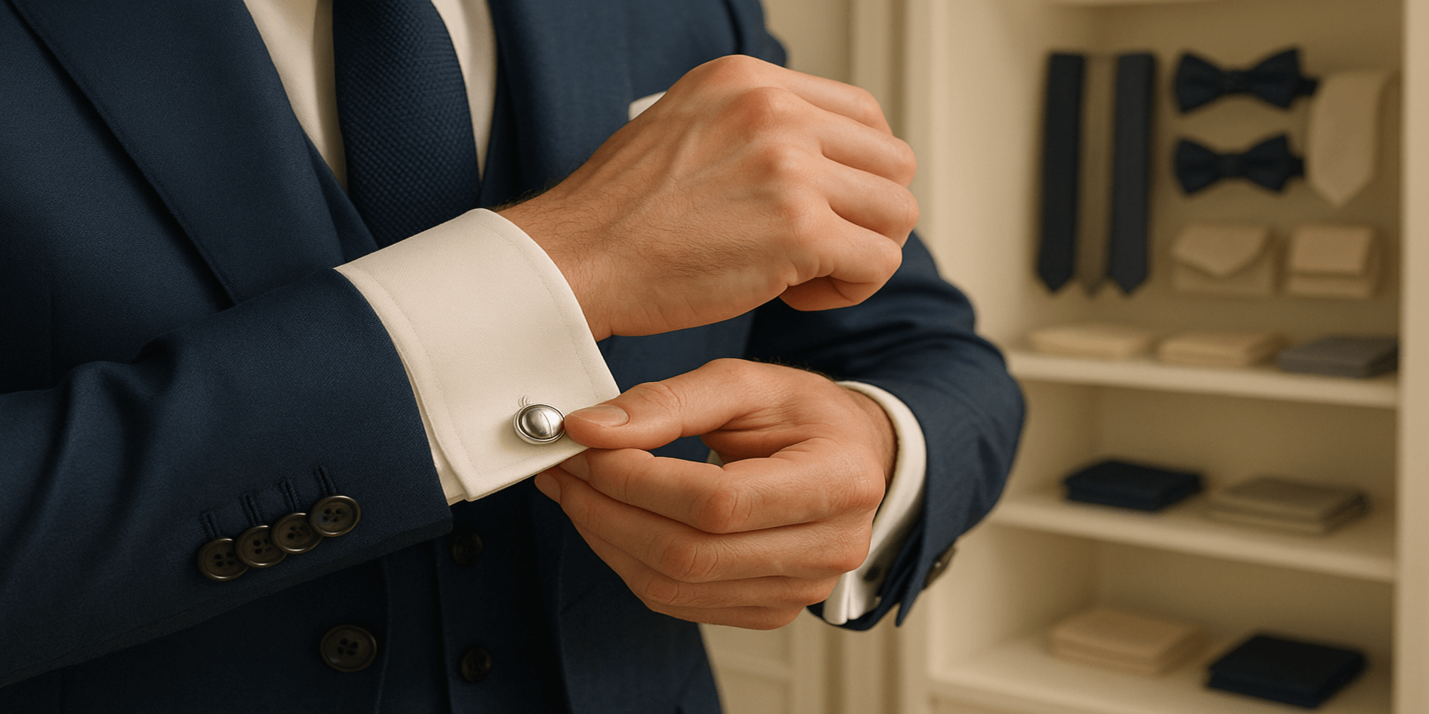 Les Boutons de Manchette : Accessoire Indispensable pour Élever Votre Style ! Bild