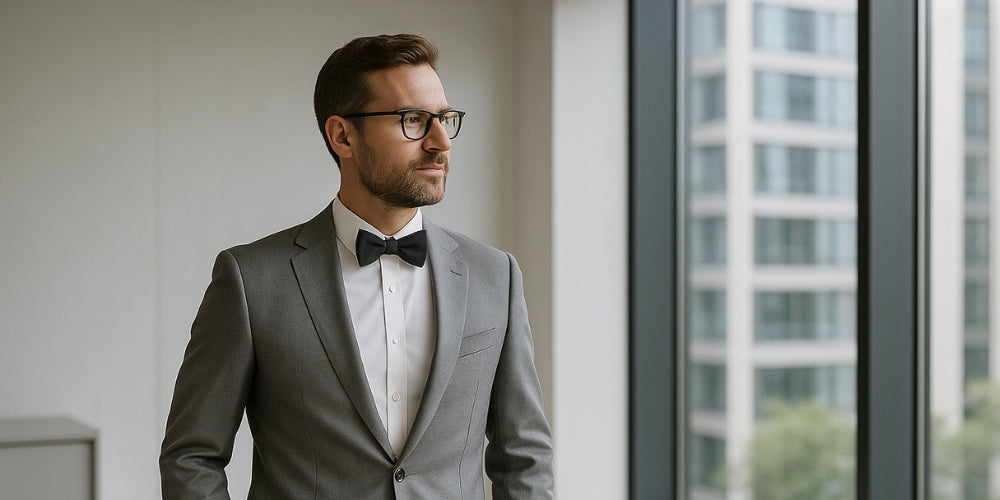 Comment porter le nœud papillon au bureau pour un look homme élégant Bild