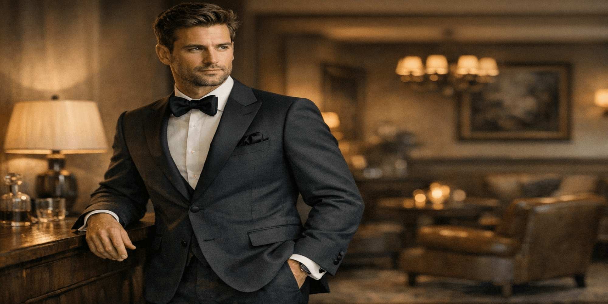 Pourquoi choisir des accessoires de costume noirs pour un look chic ? Bild