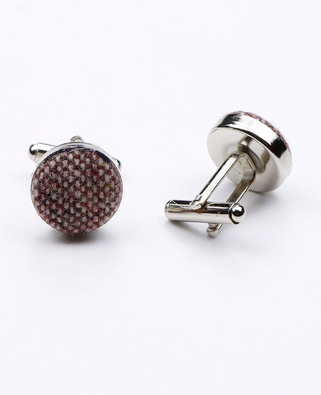 Manschettenknöpfe Rot n°5 aus Wolle | Claude - Unipap's