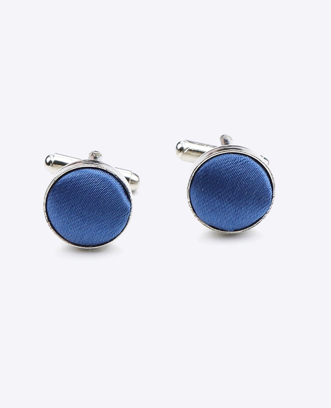 Manschettenknöpfe Blau Nr. 1 aus Polyester | Jules - Unipap's