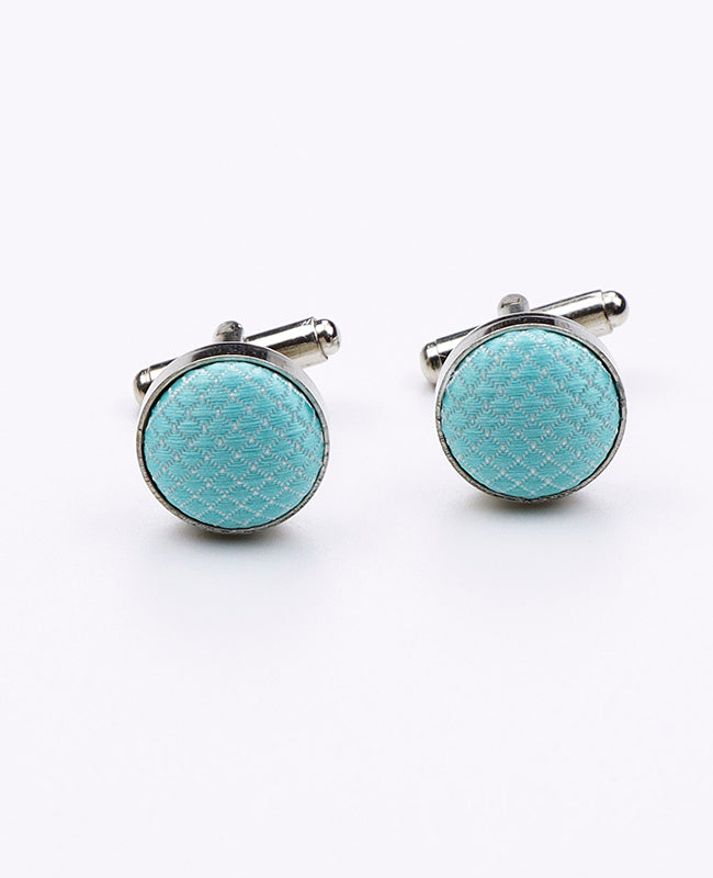 Manschettenknöpfe Blau Nr. 1 Polyester | Martin - Unipap's