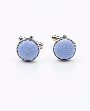 Manschettenknöpfe Blau n°2 aus Polyester | Octave - Unipap's