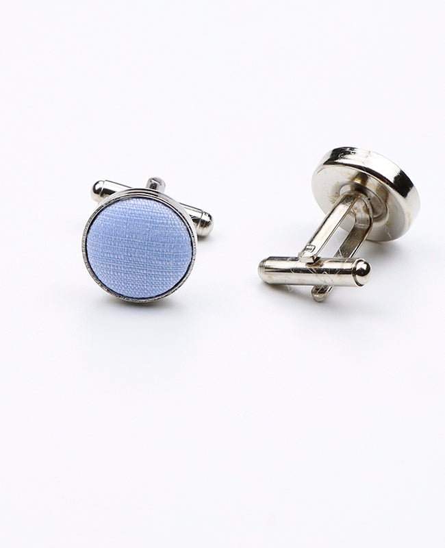 Manschettenknöpfe Blau n°2 aus Polyester | Octave - Unipap's