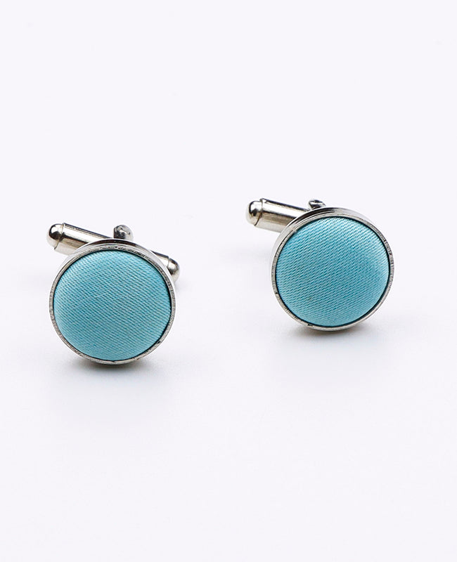 Manschettenknöpfe Blau Nr. 5 aus Polyester | Anatole - Unipap's