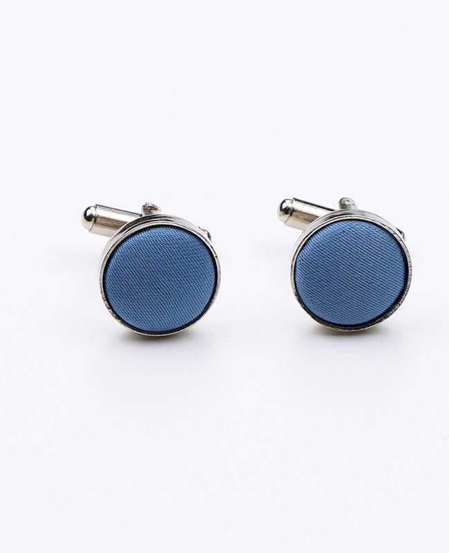 Manschettenknöpfe Blau Nr. 7 aus Polyester | Anatole - Unipap's