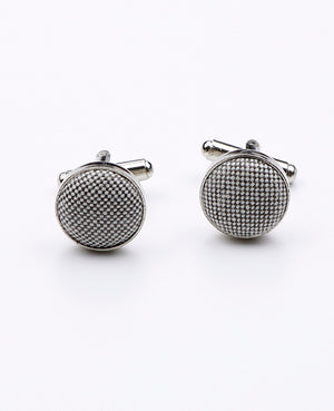 Manschettenknöpfe Grau n°1 aus Baumwolle | Edgard - Unipap's