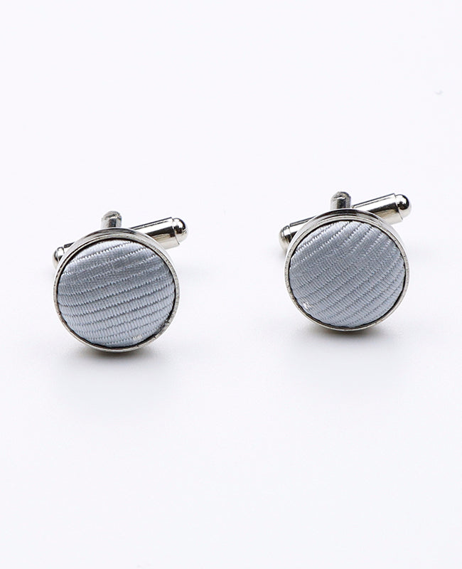Manschettenknöpfe Grau Nr. 2 aus Polyester | Georges - Unipap's