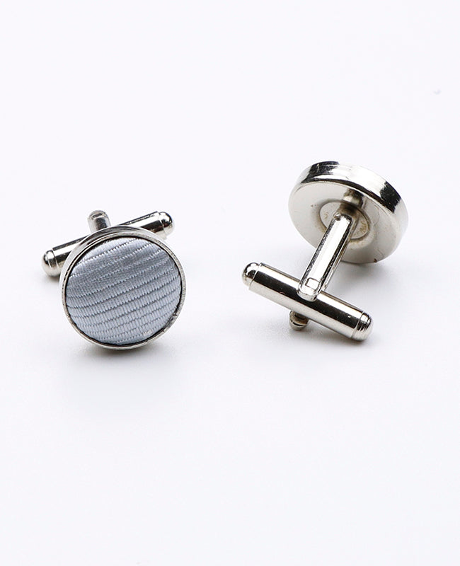 Manschettenknöpfe Grau Nr. 2 aus Polyester | Georges - Unipap's