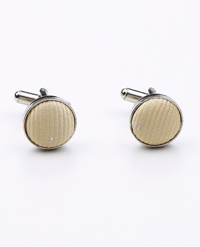 Manschettenknöpfe Gelb Nr. 2 aus Polyester | Georges - Unipap's