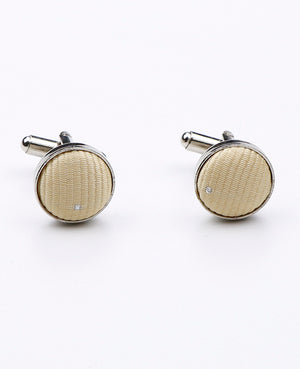 Manschettenknöpfe Gelb Nr. 2 aus Polyester | Georges - Unipap's