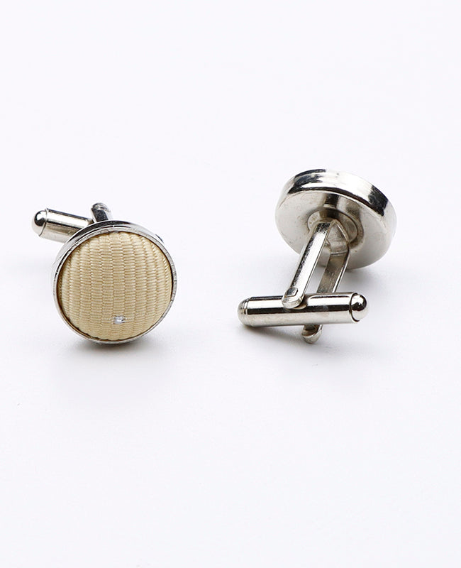 Manschettenknöpfe Gelb Nr. 2 aus Polyester | Georges - Unipap's