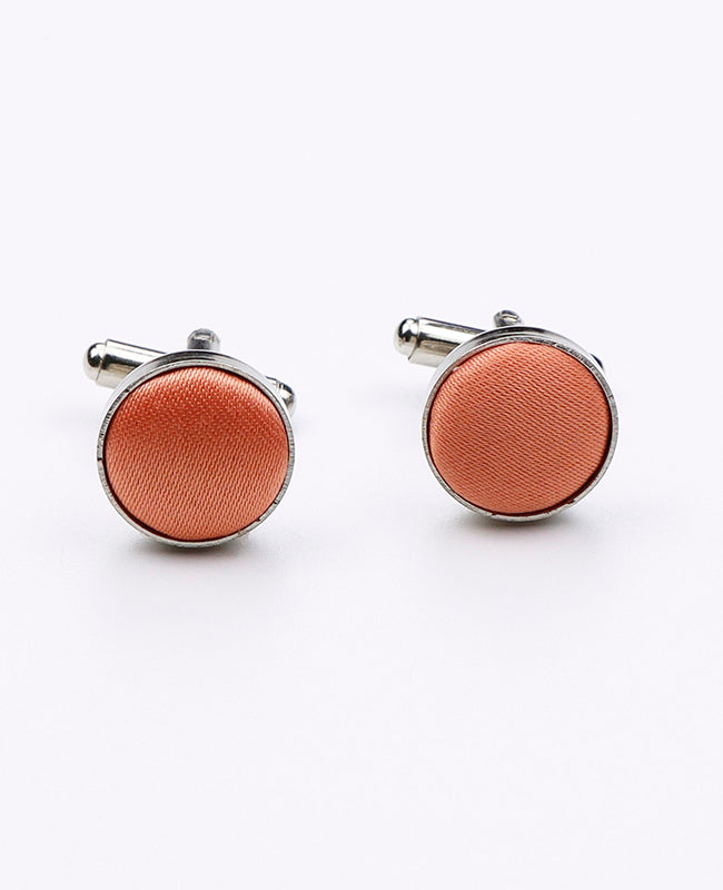 Manschettenknöpfe Orange Nr. 1 aus Polyester | Anatole - Unipap's