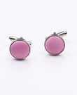 Boutons de Manchette Rose n°1 en Polyester | Anatole - Unipap's