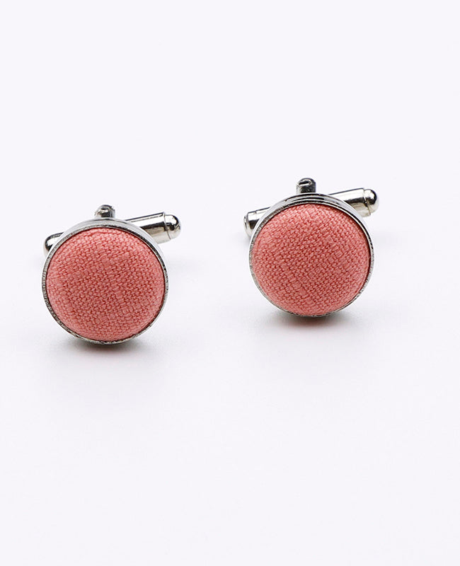 Manschettenknöpfe Rosa n°1 aus Baumwolle | Oscar - Unipap's