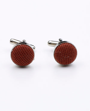 Manschettenknöpfe Rot aus Baumwolle | Edgard - Unipap's