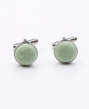Manschettenknöpfe Grün Nr. 1 aus Baumwolle | Edgard - Unipap's