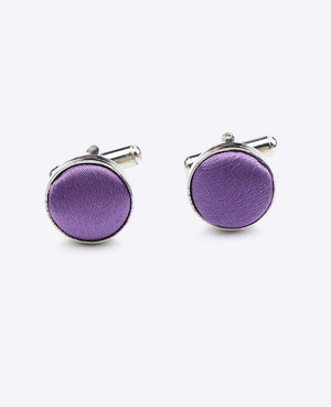 Manschettenknöpfe Violett n°2 Polyester | Jules - Unipap's