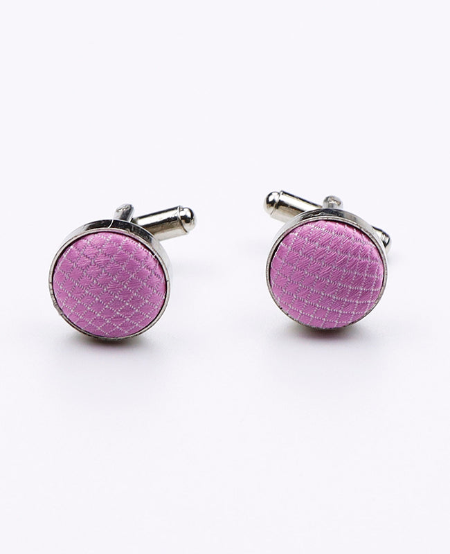 Violette Manschettenknöpfe Nr. 3 aus Polyester | Martin - Unipap's