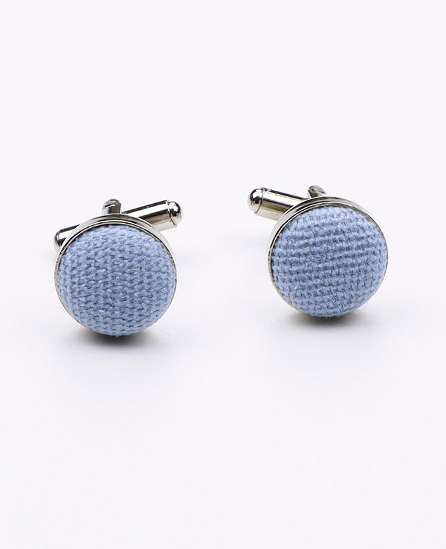 Manschettenknöpfe Blau n°3 in Samt-Optik | Simon - Unipap's