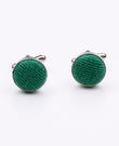 Manschettenknöpfe Grün n°3 Samt-Effekt | Simon - Unipap's
