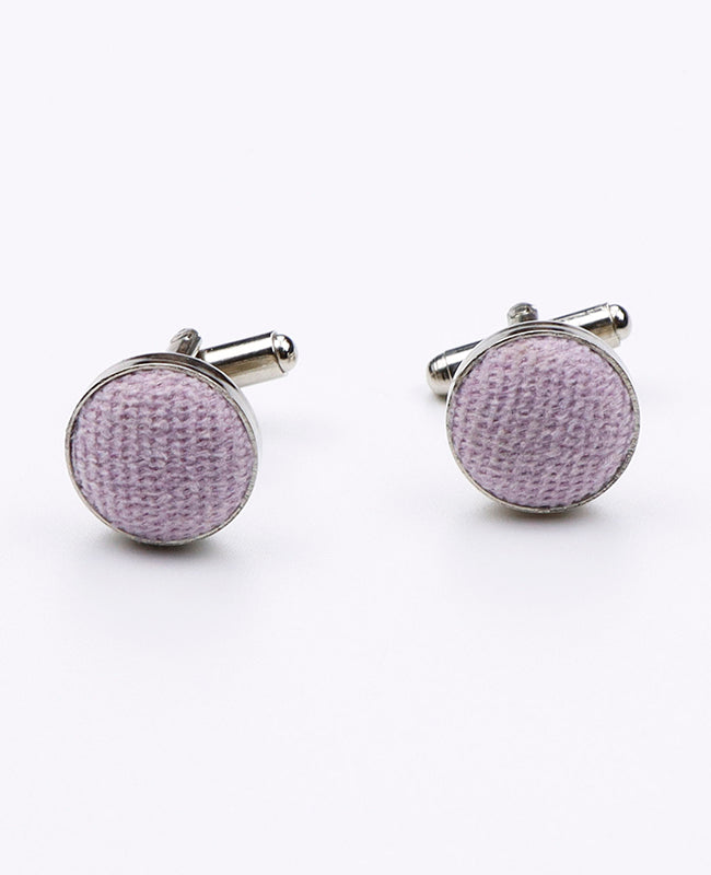 Manschettenknöpfe Violett Nr. 1 Samt-Optik | Simon - Unipap's