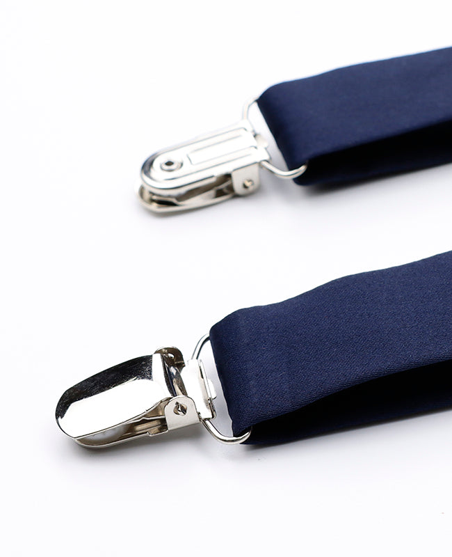 Hosenträger Blau n°1 aus Polyester für Herren «Ernest»