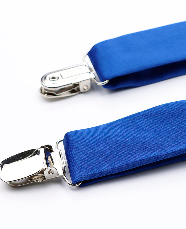 Hosenträger Blau n°2 Herren Polyester «Ernest»
