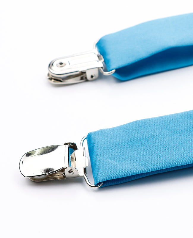 Hosenträger Blau n°3 Herren Polyester «Ernest»