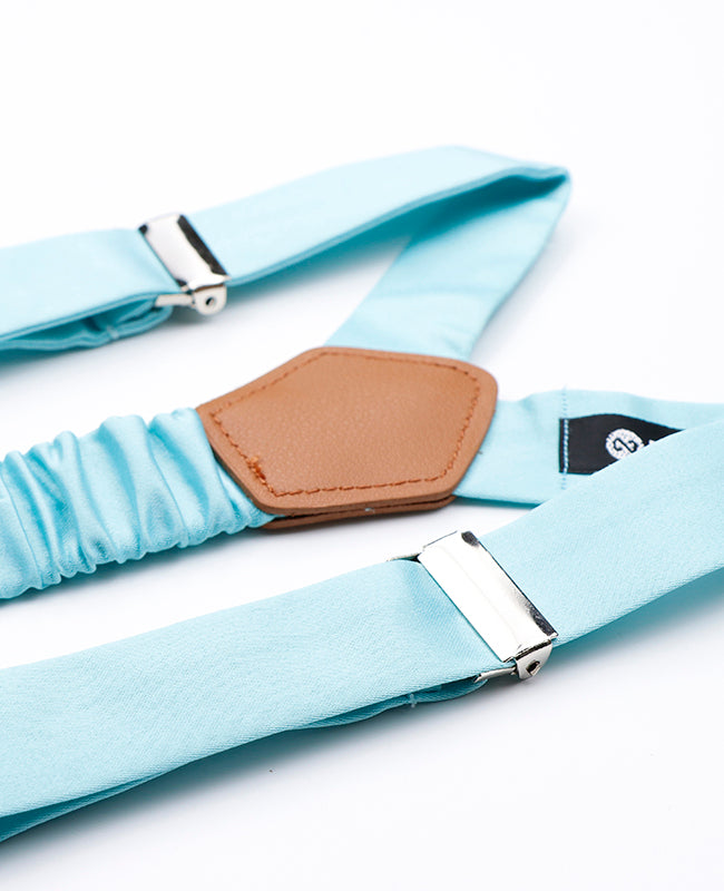 Hosenträger Herren Blau n°5 aus Polyester «Ernest»