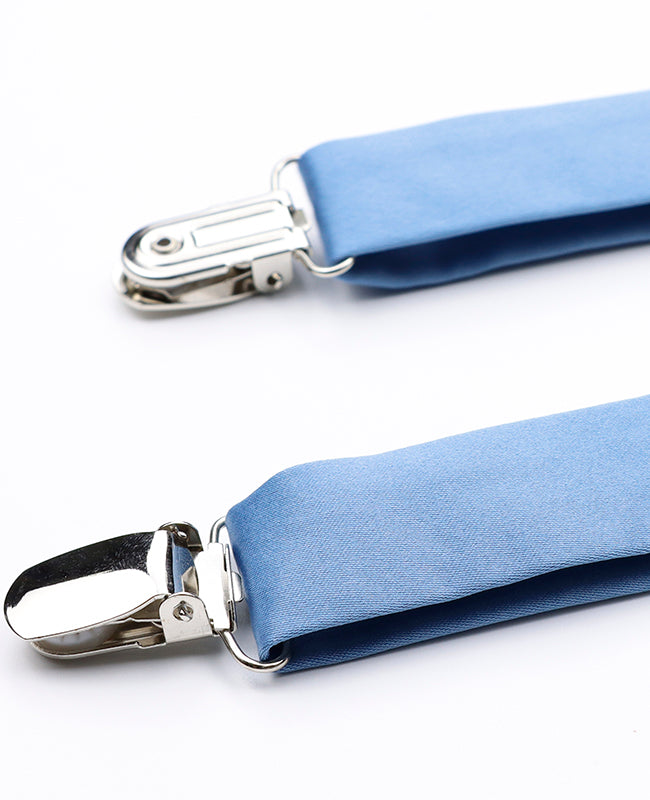 Hosenträger Blau Nr. 7 aus Polyester für Herren «Ernest»
