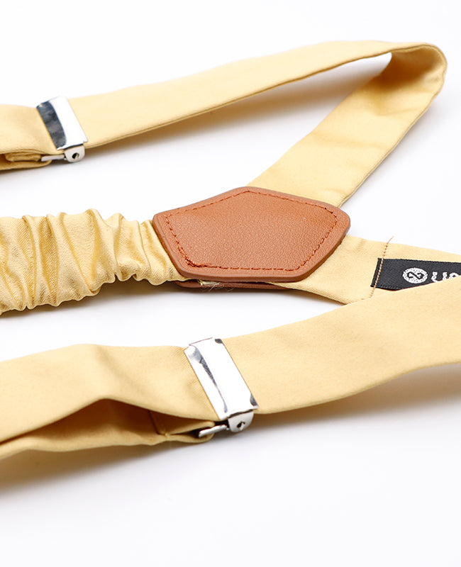 Hosenträger Gelb n°2 Herren aus Polyester „Ernest"