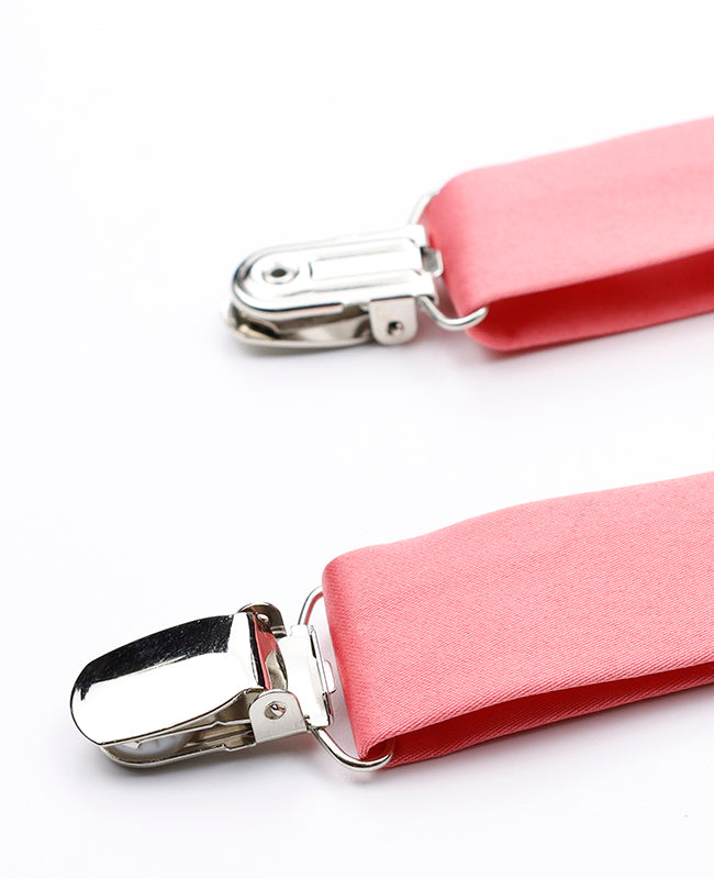 Hosenträger Herren Rosa n°2 aus Polyester «Ernest»