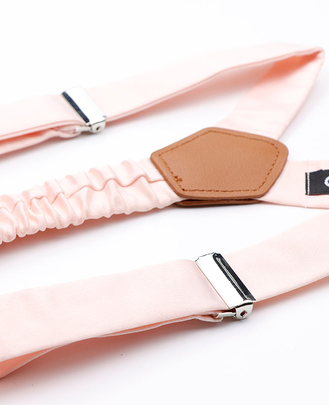 Hosenträger Herren Rosa n°5 aus Polyester «Ernest»