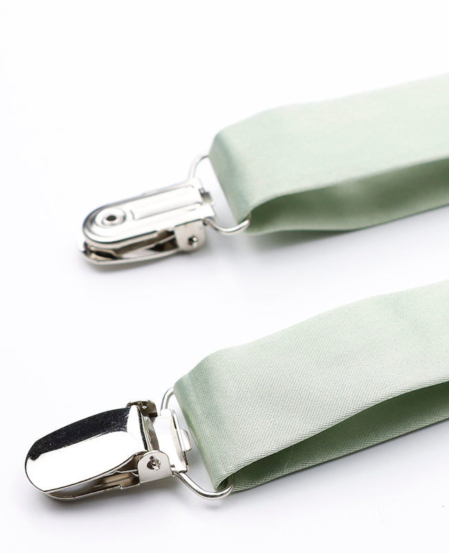 Hosenträger Grün Nr. 1 aus Polyester für Herren «Ernest»