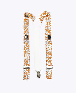 Hosenträger Kinder Liberty Orange Baumwolle «Clovis»