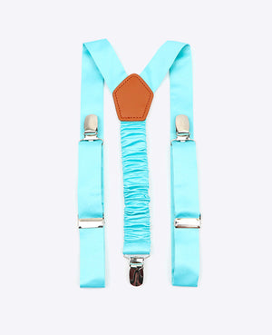 Hosenträger Kinder Blau n°5 aus Polyester «Ernest»