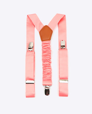 Hosenträger Kinder Rosa n°3 aus Polyester «Ernest»
